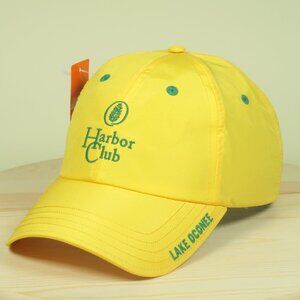 Pukka Harbor Club Golf Hat Mens Yellow Lake Oconee Road To Augusta New